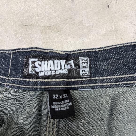 Shady LTD Jeans Men’s 32x30 Baggy Y2K Streetwear Hip Hop 90s Embroidered T643 - Picture 6 of 9